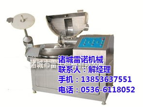 20型斬拌機規格詳解及麗水20型斬拌機在雷諾機械的應用